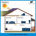 Système d’éclairage solaire à la maison vente chaude avec chargeur de téléphone USB pour zone rurale